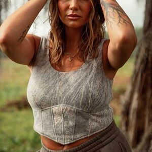 Tribe Kelley Mossy Oak Butter Corset Tank (L)